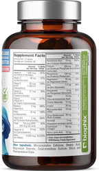 biophix Hair Skin and Nails Complex - 180 Caplets con 10.000 mcg de Biotina