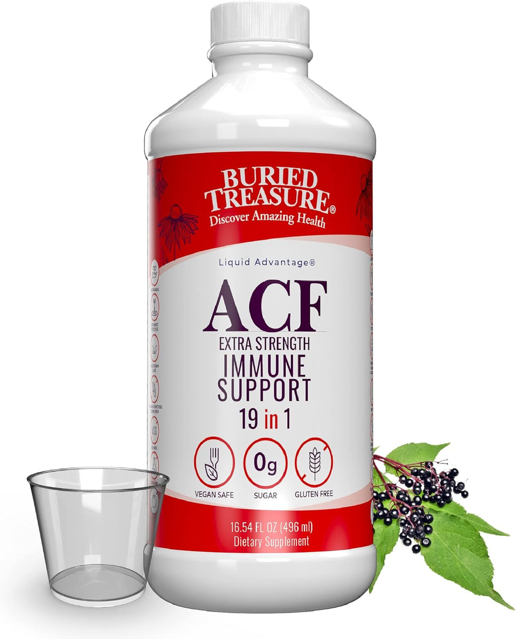 Buried Treasure ACF Extra Strength Apoyo Inmunitario Líquido