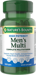 Nature's Bounty Multivitamínico Completo para Hombres de Alta Potencia, 100 Cápsulas