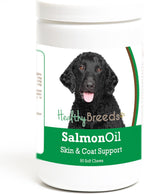 Healthy Breeds Curly-Coated Retriever Aceite de Salmón Masticables Blandos 90 Count