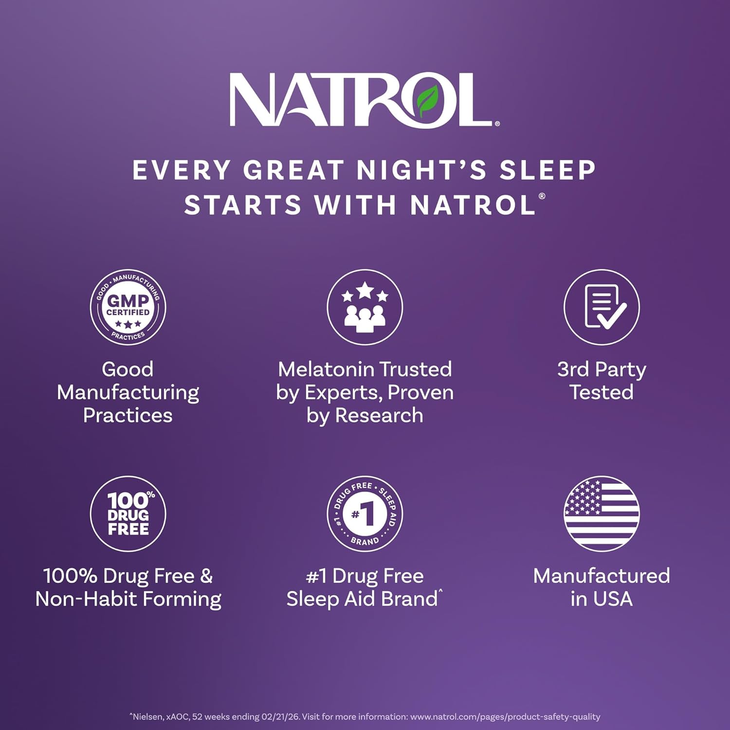 Natrol Melatonina Gominolas 10 mg, 60 Gominolas Sabor Fresa para Adultos