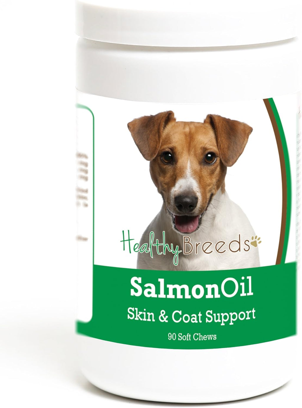 Healthy Breeds Aceite de Salmón en Golosinas Blandas para Perro Jack Russell Terrier - 90 Unidades