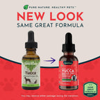 Yucca - Suplemento de Raíz de Yucca Orgánica para Articulaciones y Digestión en Perros y Gatos, Gotas Herbales Líquidas - 30 ml