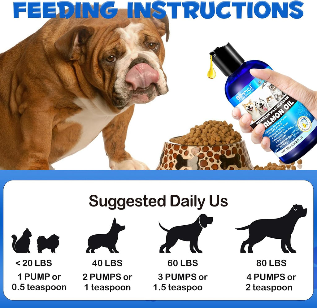 Aceite de Salmón para Perros y Gatos 8.8 fl oz - Valleylux