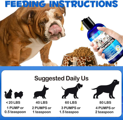 Aceite de Salmón para Perros y Gatos 8.8 fl oz - Valleylux