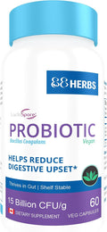 88herbs Probiótico Bacillus Coagulans – Lactospore – 60 Cápsulas Veganas