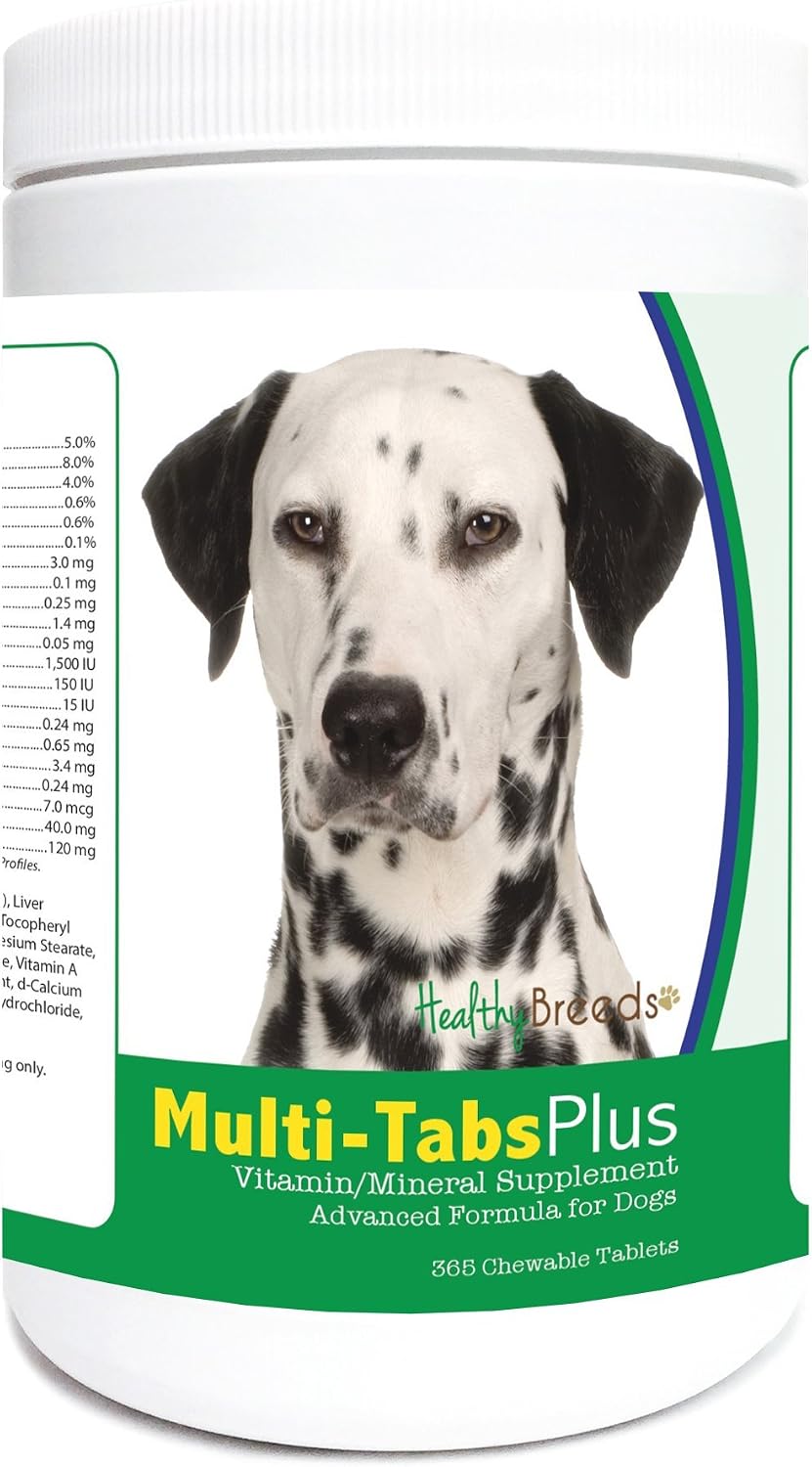Healthy Breeds Dalmatian Multi-Tabs Plus Comprimidos Masticables 365 Unidades
