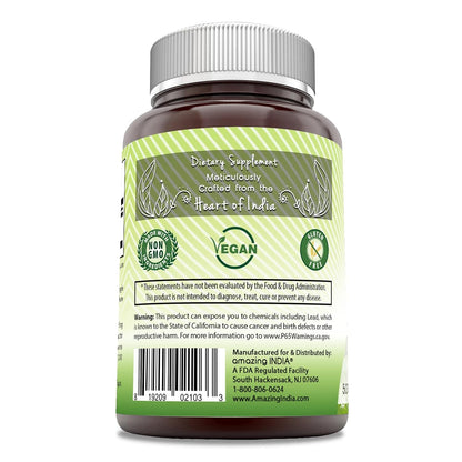 Amazing India Amla (Amla Natural) 500 mg - 120 Cápsulas Veganas - Sin Gluten, No GMO – Image 2