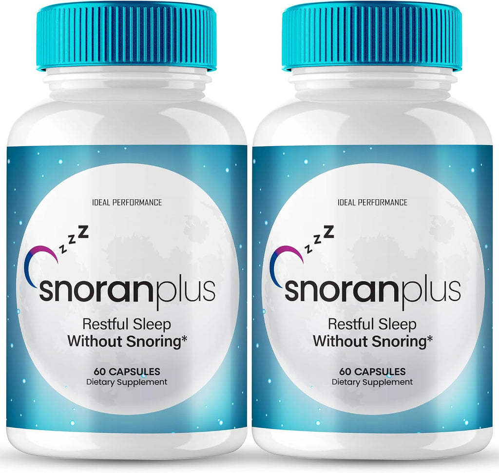 Snoran Plus Cápsulas - Suplemento Natural Antirronquidos (2 Envases)