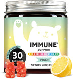Bears with Benefits Immune Support Gummies – Vitamin C, D, B6 & B12 – Daily Immune Boost – Vegan, Naturally Flavored (30 Gummies)