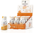 Bee and You Kids Propolis Immune Day Time Shot - Probiótico, Vitamina C, D3, Zinc, Apoyo Inmunitario y Digestivo, 1.69 fl oz, Pack de 12