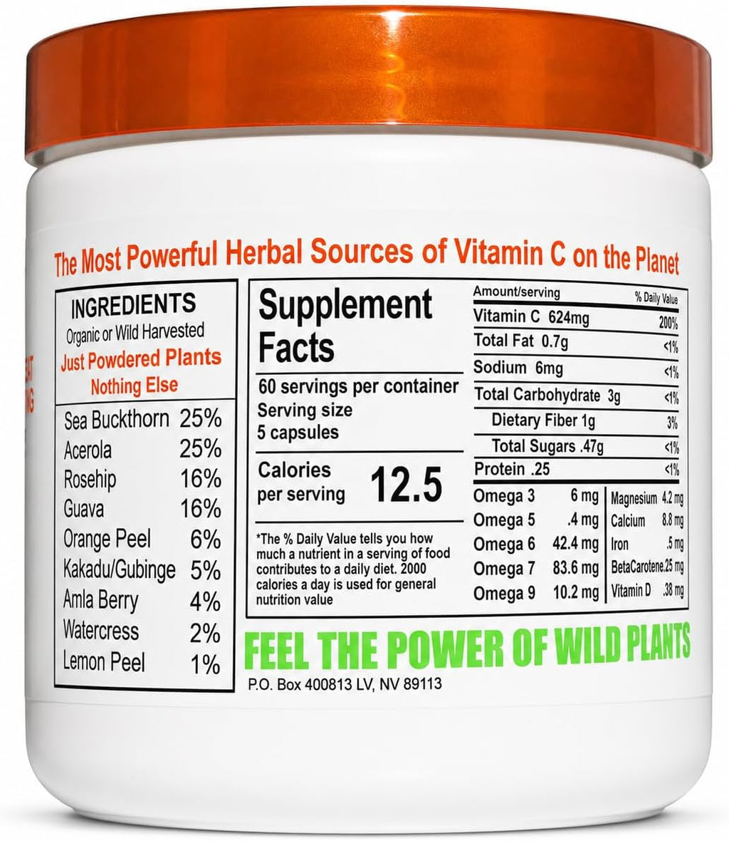 Cápsulas de Vitamina C Wild Force de Markus