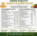 ImmunoPower Gold - Cúrcuma de Alta Absorción con BioPerine y 35+ Nutrientes - Sabor Naranja