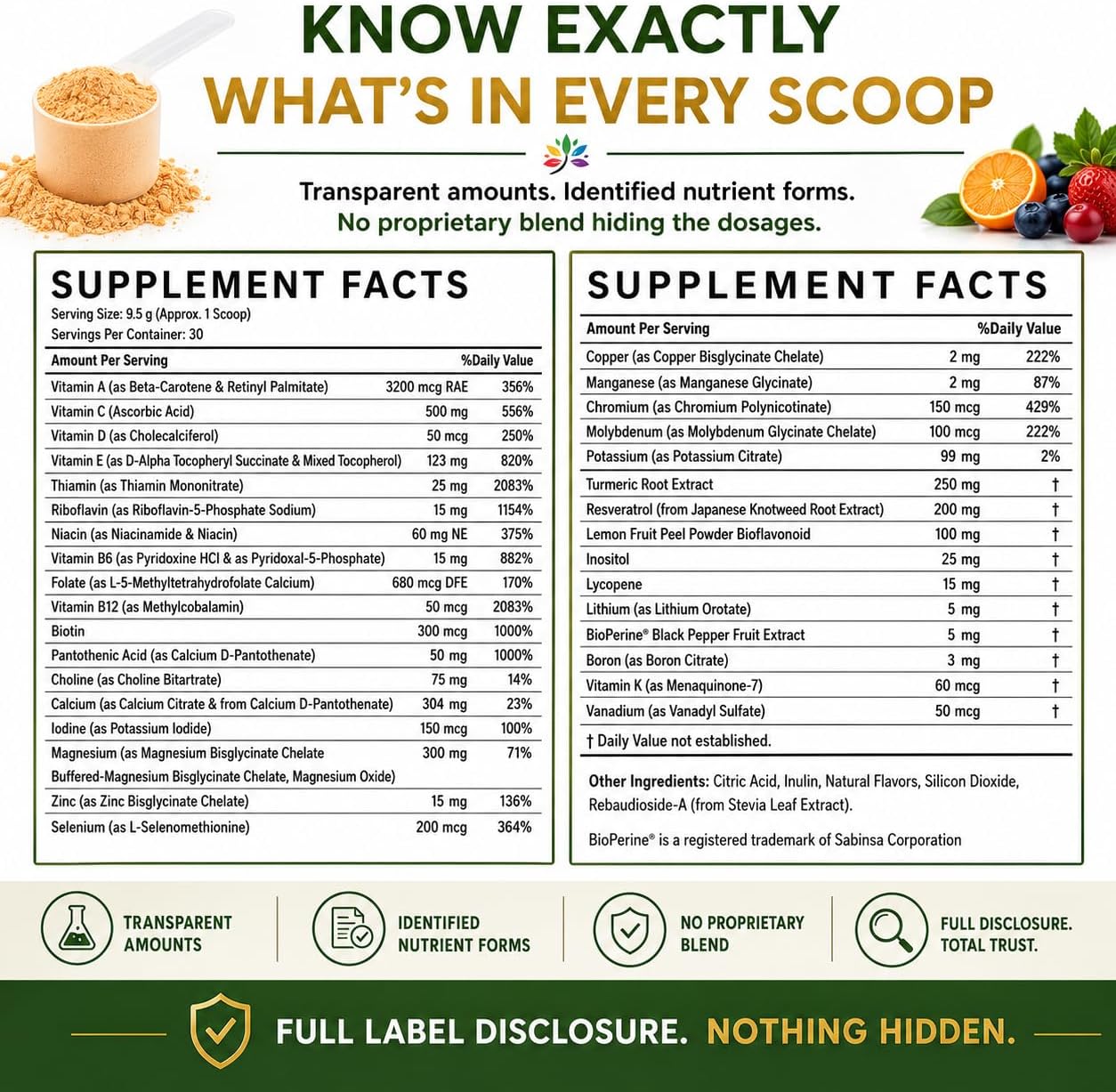 ImmunoPower Gold - Cúrcuma de Alta Absorción con BioPerine y 35+ Nutrientes - Sabor Naranja