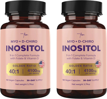 QSTA Myo-Inositol y D-Chiro Inositol 4100mg – Cromo y selenio : ayudan a mantener niveles normales de glucosa en – Image 9