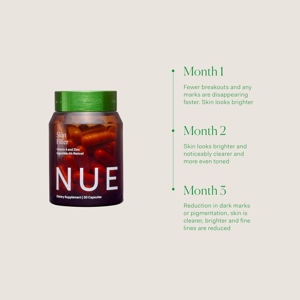 The Nue Co. Skin Filter Suplemento para la Piel - 30 Cápsulas