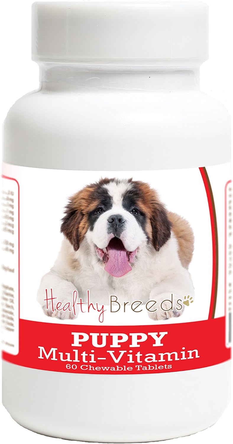 Healthy Breeds Saint Bernard Puppy Dog Multivitamin Tablet 60 Count