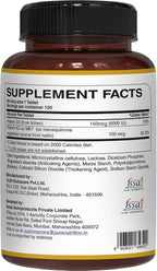Pure Nutrition Vitamina D3 + K2 MK-7 | 120 Comprimidos Veganos | 6000 UI D3 + 100 mcg K2