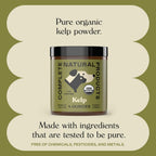 Organic Kelp Powder for Pets - 4oz - Pure Organic Kelp Powder by Complete Natural Products