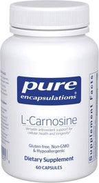Pure Encapsulations L-Carnosina | Suplemento de Aminoácidos para Articulaciones, Cerebro, Antioxidantes, Salud Cardíaca y Ejercicio* | 120 Cápsulas