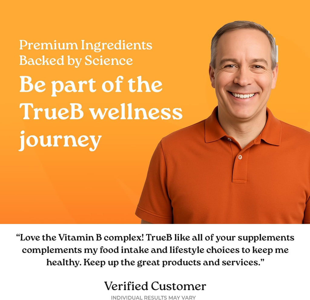NatureCity True-B Complejo B Vegetal Super B Vitaminas - Alimentos Integrales Orgánicos con Folato Activo y Vitamina B12 - 30 Cápsulas Vegetales
