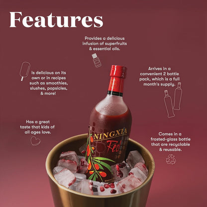 Young Living NingXia Red Bebida Antioxidante – Arándano y cereza: Aportan antocianinas, conocidas por su papel en – Image 3