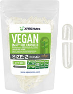 XPRS Nutra Cápsulas Vacías Veganas Tamaño 2 - 100 Unidades