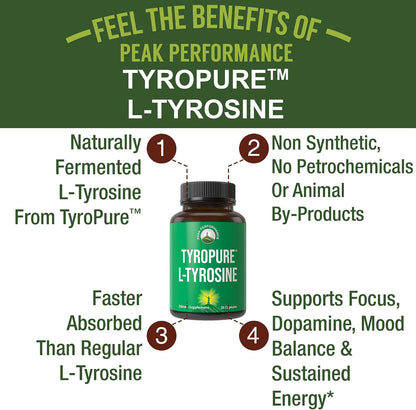 TyroPure L-Tirosina 500 mg Cápsulas – Image 2