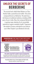 New Chapter Berberina 1000 mg, 60 Comprimidos