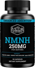 NMNH Supplement 250mg - DiHidro-Nicotinamida Mononucleótido Puro con Bioperine® (Alternativa NMN para Aumentar NAD+)