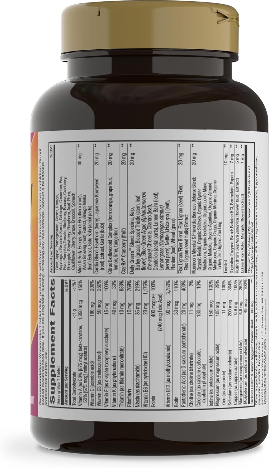 Nature's Way Alive! Multivitamínico Ultra Potencia para Mujeres 50+ - 150 Comprimidos