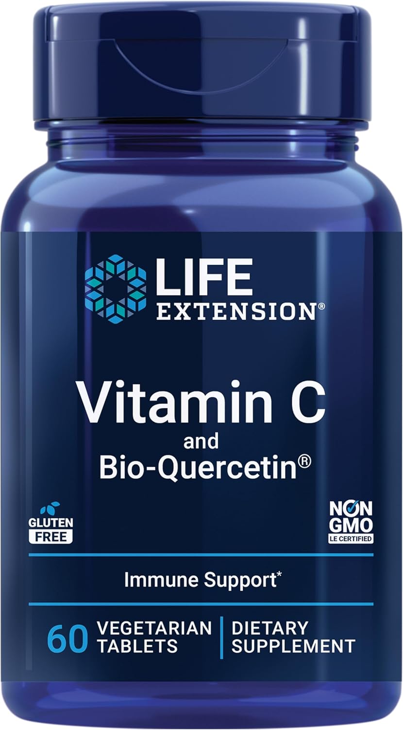 Life Extension Vitamina C y Bio-Quercetin® – 60 Comprimidos