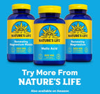 Nature's Life Ácido Málico 800 mg | Agente quelante | 100 comprimidos