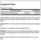Swanson Supplemelts Vitamina B-12 Sublingual 5 mg 60 Comprimidos