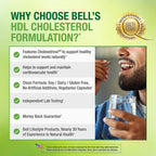 Bell HDL Cholesterol Formulation™ - Complemento para la Salud Cardiovascular, 30 Cápsulas