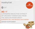 Healthycell AC-11 Extracto de Uña de Gato (Uncaria tomentosa) - Suplemento Antienvejecimiento Vegano