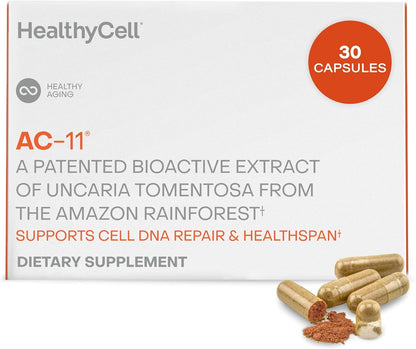 Healthycell AC-11 Extracto de Uña de Gato (Uncaria tomentosa) - Suplemento Antienvejecimiento Vegano – Image 1