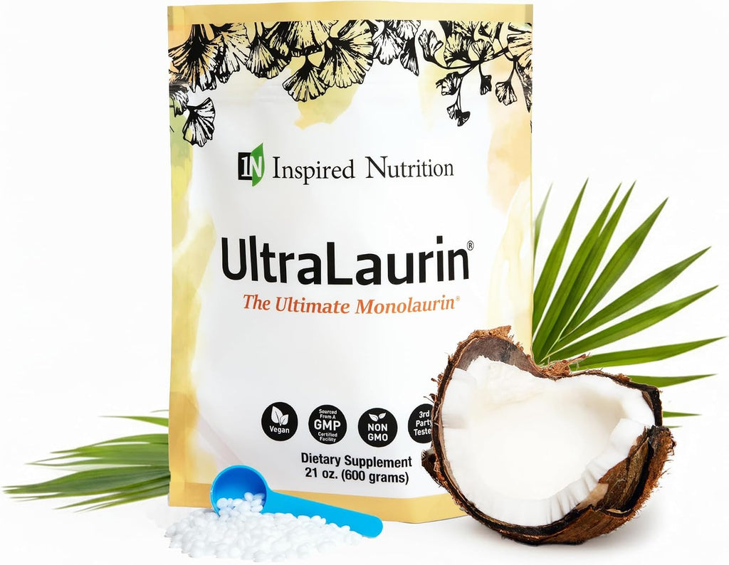 UltraLaurin Monolaurin – 3000 mg por dosis – 200 porciones – Vegano