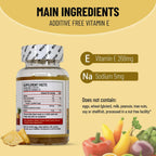 Wins Town Gominolas de Vitamina E 268mg (400 UI), Veganas, 60 Unidades