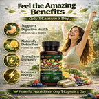 Super Fruits and Veggies - Suplemento de Frutas y Verduras Naturales (60 Días)