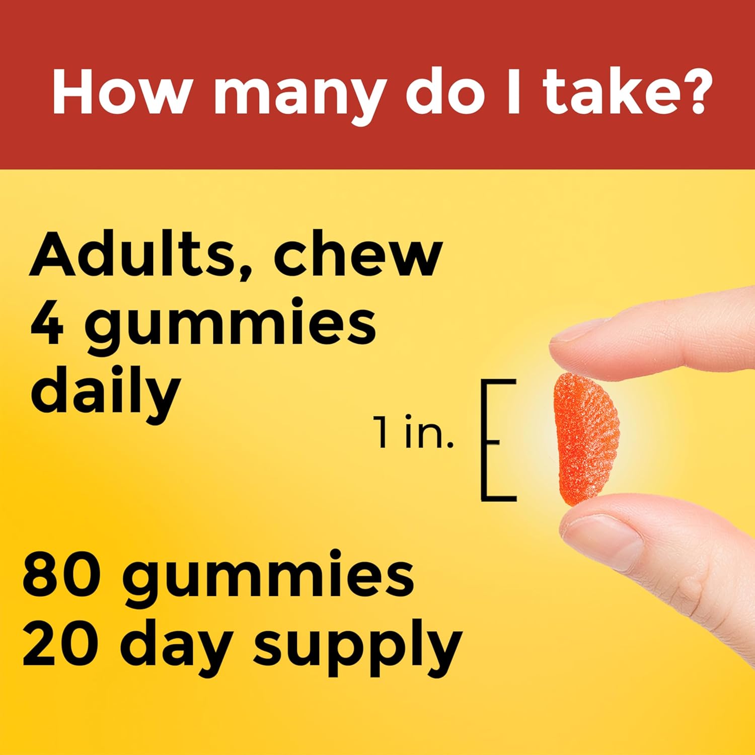 Nature Made Vitamina C 1000 mg Gominolas para el Sistema Inmunológico, 80 unidades