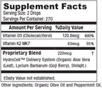 Complejo de Vitamina D3 y K2 5000 UI con K2 MK-7, 270 Dosis