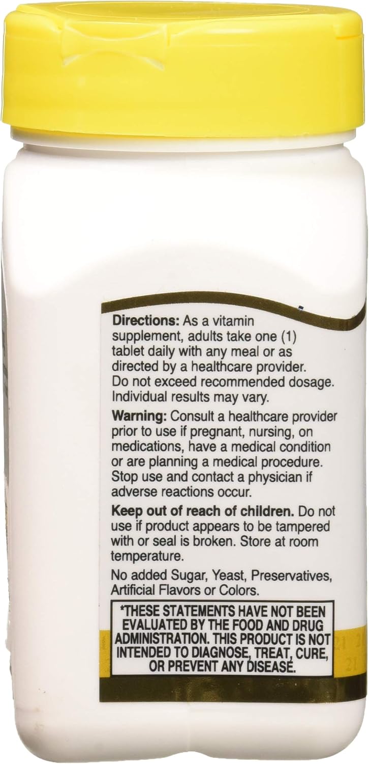 21st Century Vitamina B-6 100 mg, 110 Comprimidos