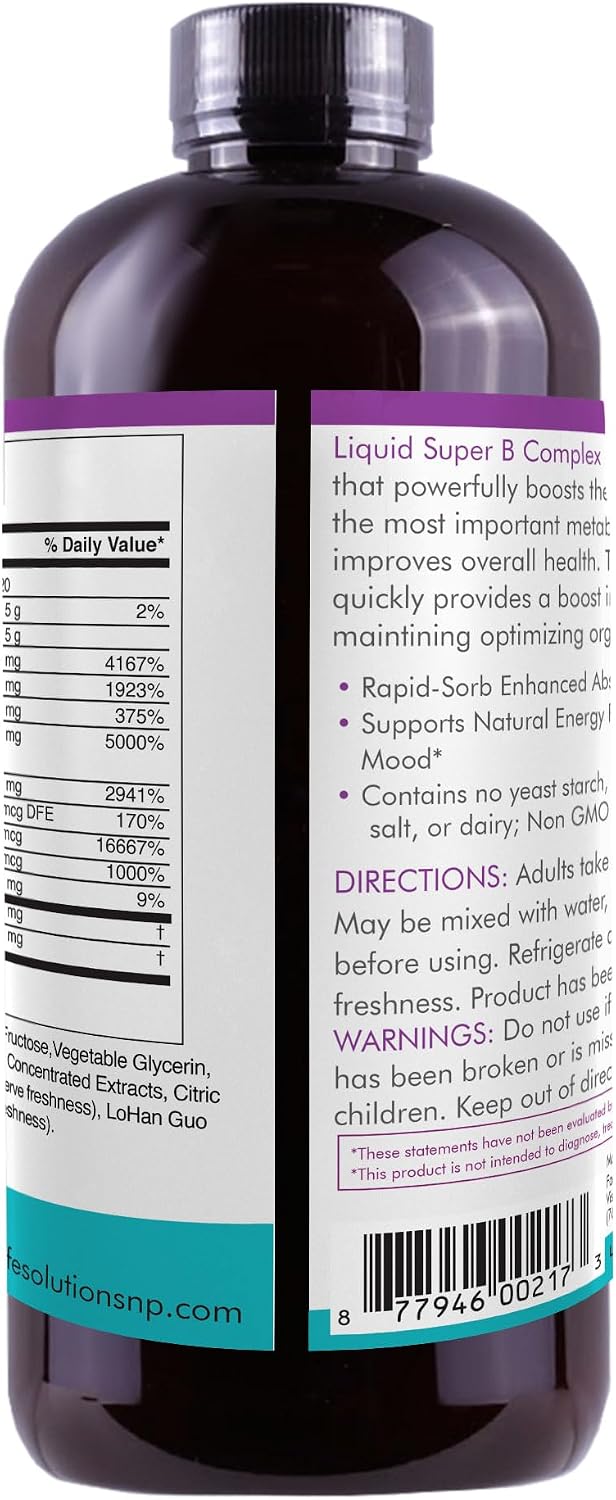 Life Solutions Liquid Super B Complex - 946 ml (32 oz)
