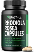 Rhodiola Rosea Cápsulas - Adaptógeno Herbal con 3% Salidrósidos - 60 Cápsulas Veganas