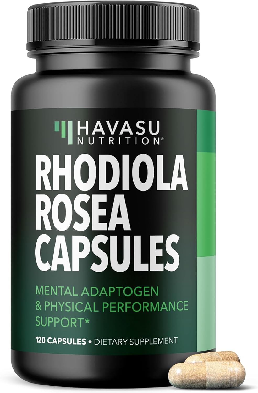 Rhodiola Rosea Cápsulas - Adaptógeno Herbal con 3% Salidrósidos - 60 Cápsulas Veganas
