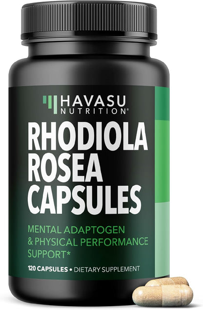 Rhodiola Rosea Cápsulas - Adaptógeno Herbal – Apoyo cognitivo: Puede ayudar a mantener la función mental en – Image 10