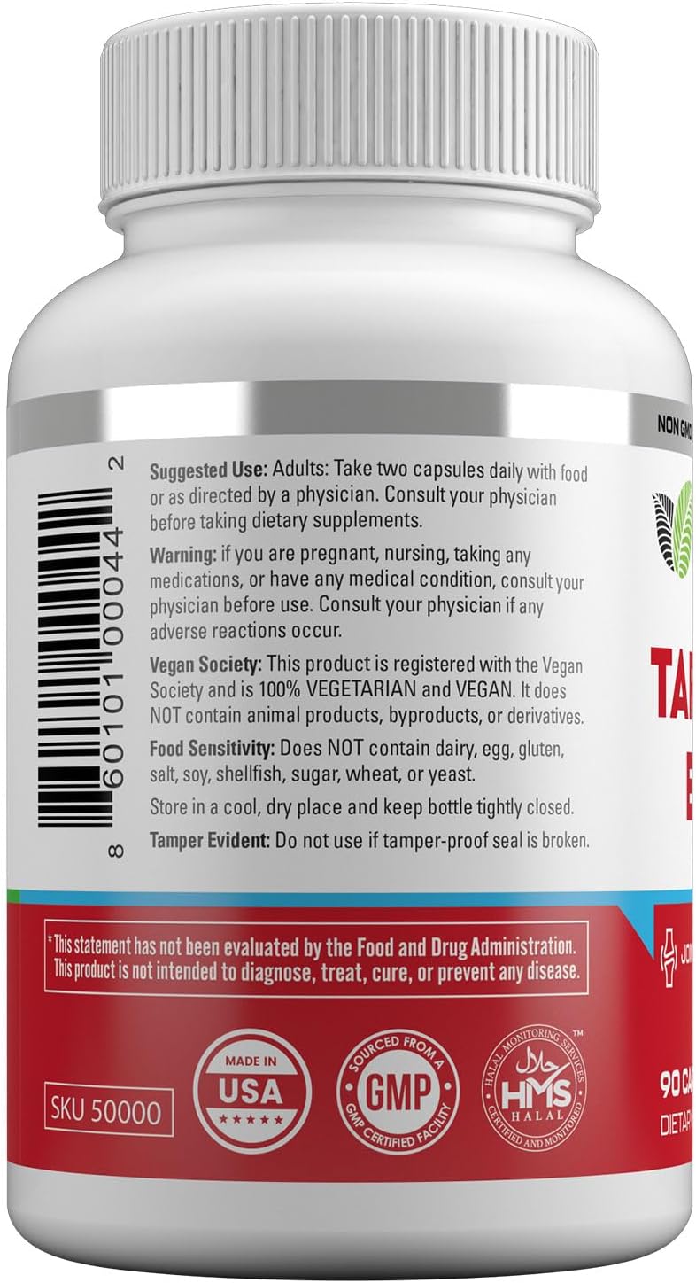 HAYAT Vitamins Extracto Natural de Cereza Ácida 3000mg, 10:1, Vegano, Halal, 90 Cápsulas