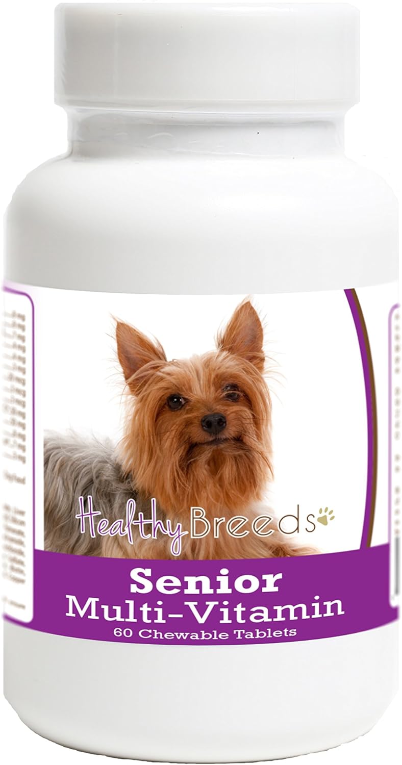 Healthy Breeds Silky Terrier Senior Dog Multivitamin Tablets 60 Count - görsel 1