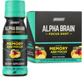 ONNIT Alpha Brain Focus Shot, Sabor Tropical, 6 unidades, Certificado IGEN™ No GMO